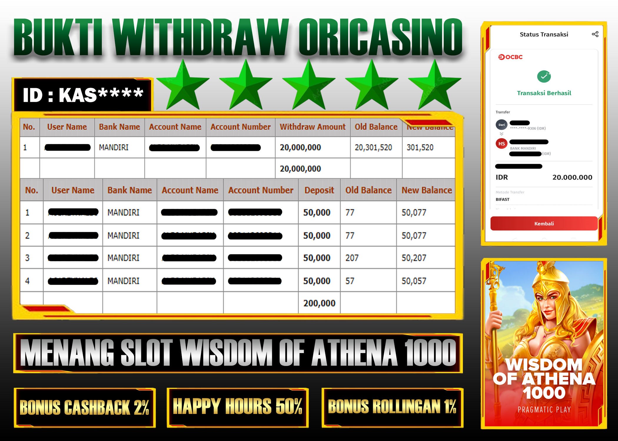 BUKTI KEMENANGAN SLOT WISDOM OF ATHENA 1000 PROVIDER PRAGMATIC PLAY